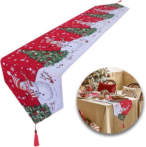 extra long table runners christmas